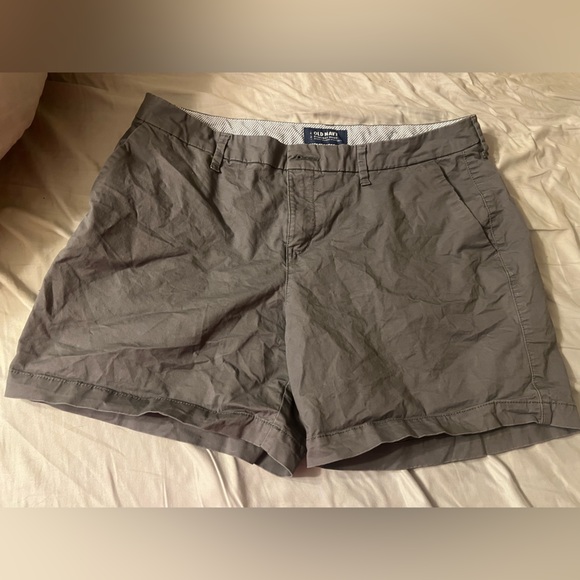Old Navy Pants - Old Navy Women's Charcoal Flat Front Shorts